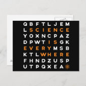 Wetenschap is overal briefkaart (Voorkant / Achterkant)