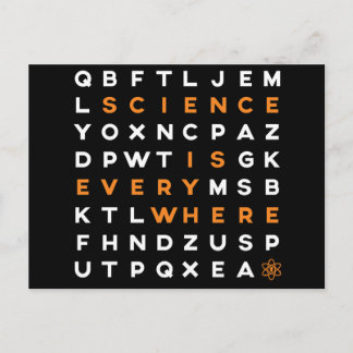 Wetenschap is overal briefkaart