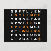 Wetenschap is overal briefkaart (Voorkant)