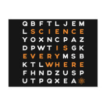 Wetenschap is overal briefkaart