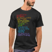 Wetenschap is Real Black Lives Matter LGBTQ + LGBT T-shirt (Voorkant)