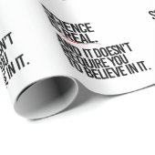 WETENSCHAP IS REAL CADEAUPAPIER (Rol Hoek)