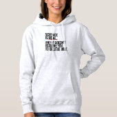 WETENSCHAP IS REAL HOODIE (Voorkant)