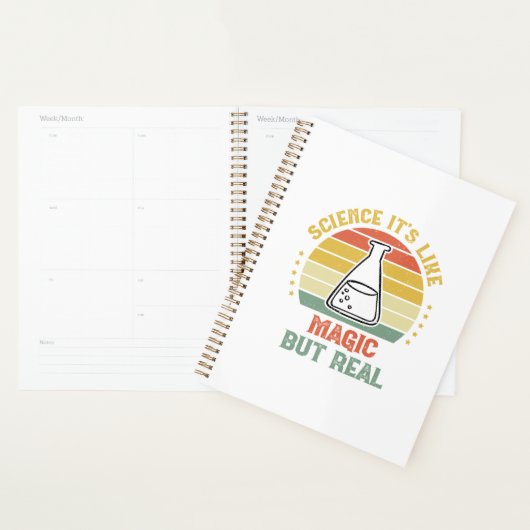 Wetenschap is zoals Magisch maar Echte Planner (Display)