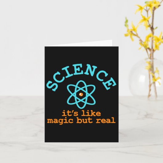 Wetenschap kaart (Gele Bloem)