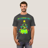 Wetenschap Kerstboom Pun Oh Chemistree Grappig T-shirt (Voorkant volledig)