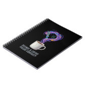 Wetenschap & Koffie Voeden Nieuwsgierigheid Notitieboek (Linkerzijde)