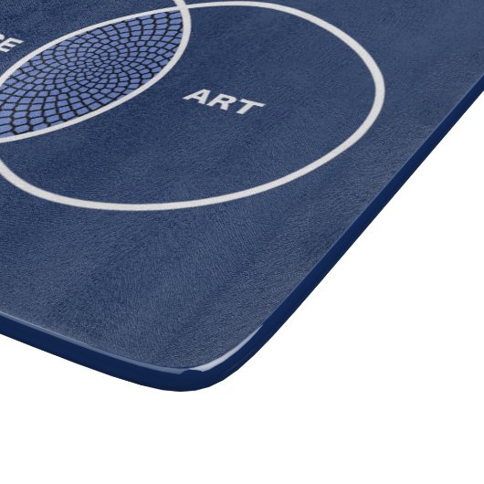 Wetenschap/Kunstvendiagram Snijplank (Hoek)