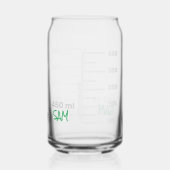 Wetenschap Lab Beaker gepersonaliseerde glaschemie Blikvorm Glas (Voorkant)