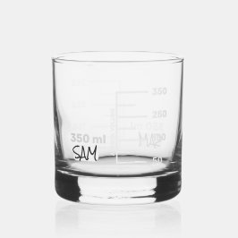 Wetenschap Lab Beaker gepersonaliseerde glaschemie Whisky Glas