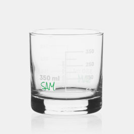 Wetenschap Lab Beaker gepersonaliseerde glaschemie Whisky Glas