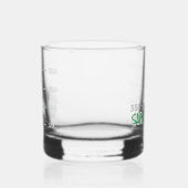 Wetenschap Lab Beaker gepersonaliseerde glaschemie Whisky Glas (Links)