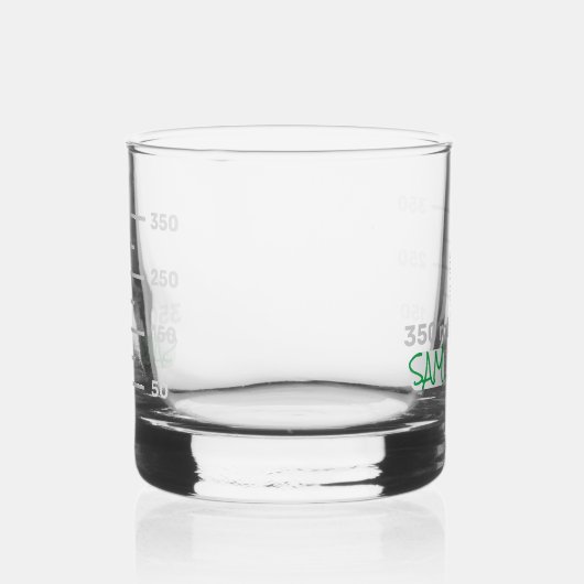 Wetenschap Lab Beaker gepersonaliseerde glaschemie Whisky Glas (Rechts)