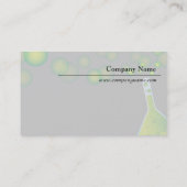 wetenschap, lab, scheikundewetenschappers, onderzo visitekaartje (Achterkant)