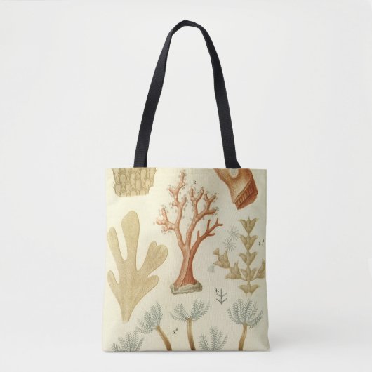 Wetenschap leerboek Biologie,  koraaldieren Tote Bag (Voorkant)