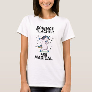 Wetenschap leraren zijn magisch - eenhoorn liefheb t-shirt