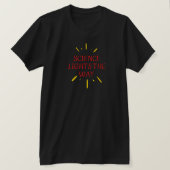 Wetenschap licht de weg in t-shirt (Design voorkant)