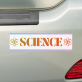 Wetenschap liefde bumper Sticker (Op auto)