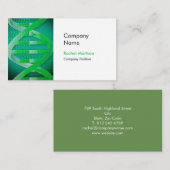 Wetenschap Medisch DNA Eenvoudig Modern Visitekaartje (Voorkant / Achterkant)