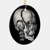  Wetenschap Menselijke Anatomie, Antiek schedel Keramisch Ornament (Rechts)