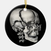  Wetenschap Menselijke Anatomie, Antiek schedel Keramisch Ornament (Voorkant)