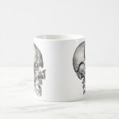  Wetenschap Menselijke Anatomie, Antiek schedel Koffiemok (Center)