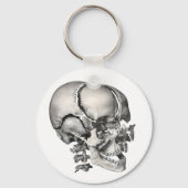 Wetenschap Menselijke Anatomie, Antiek schedel Sleutelhanger (Voorkant)