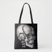Wetenschap Menselijke Anatomie, Antiek schedel Tote Bag (Voorkant)