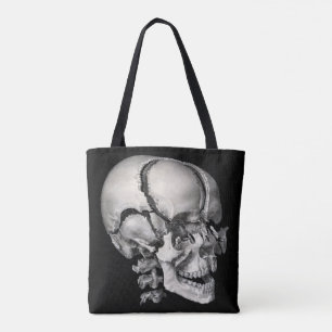  Wetenschap Menselijke Anatomie, Antiek schedel Tote Bag