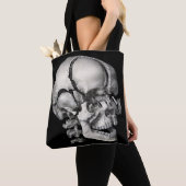 Wetenschap Menselijke Anatomie, Antiek schedel Tote Bag (Dichtbij)