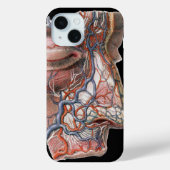 wetenschap menselijke anatomie, gezicht met neus Case-Mate iPhone case (Achterkant)