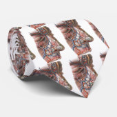 wetenschap menselijke anatomie, gezicht met neus stropdas (Opgerold)