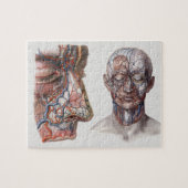 Wetenschap Menselijke Anatomiehoofden en gezichte Legpuzzel (Horizontaal)