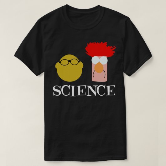 Wetenschap met Bunsen en Beaker T-shirt (Design voorkant)