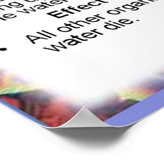 Wetenschap, Milieuchemie, Eutrofiëring Poster (Hoek)