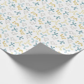 Wetenschap Molecules Scheikunde Student Cadeaupapier (Hoek)