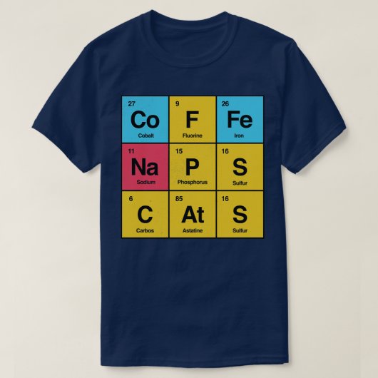 Wetenschap Naps Katten door Tobe Fonseca T-shirt (Design voorkant)
