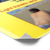 Wetenschap, Natuurkunde, lichteigenschappen Poster (Hoek)