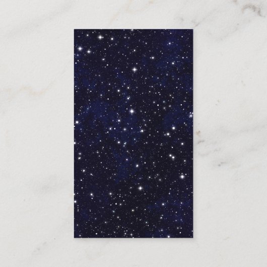 Wetenschap Natuurkunde Ruimte Universum Elegant Pl Visitekaartje (Achterkant)