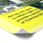 Wetenschap, natuurkunde, vuurtoren poster (Hoek)