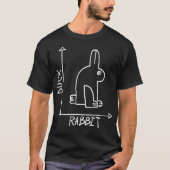 Wetenschap Nerd Duck of Konijn Natuurkunde Wiskund T-shirt (Voorkant)
