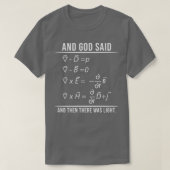 Wetenschap Nerd of Physicians Formule & Physics To T-shirt (Design voorkant)