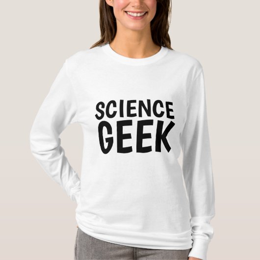 WETENSCHAP NERD T-SHIRTS (Voorkant)