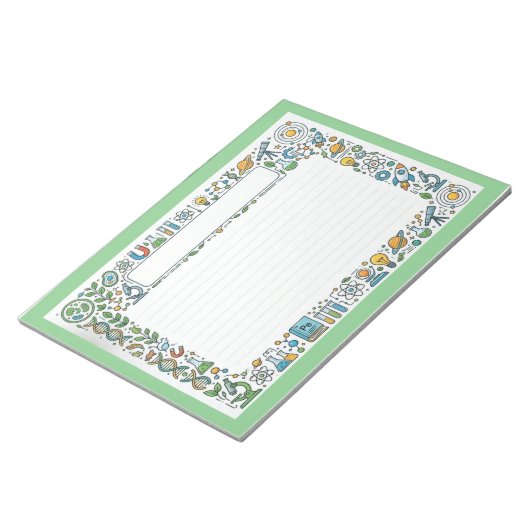 Wetenschap Notities Poster Notitieblok (Schuin)