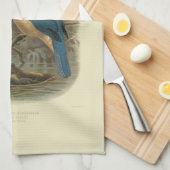  Wetenschap NZ Birds - NZ Kingfisher Theedoek (Quarter Fold)