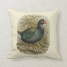  wetenschap NZ Birds - Takahe Square Cushion Kussen