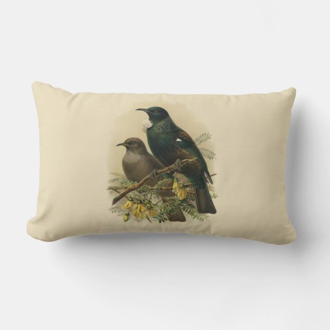  wetenschap NZ Birds - Tui Kussen (Voorkant)