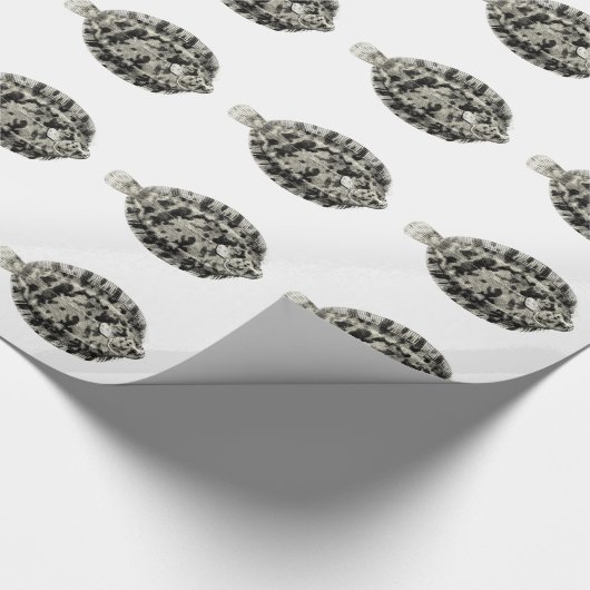  wetenschap NZ Fish - Lemon Sole Cadeaupapier (Hoek)