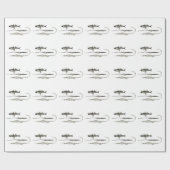  wetenschap NZ Fish - Pipet en lantaarnvis Cadeaupapier (Vlak)