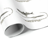  wetenschap NZ Fish - Pipet en lantaarnvis Cadeaupapier (Rol Hoek)